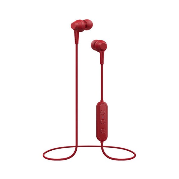 Pioneer se-c4bt rojo auriculares con micrófono de alta calidad bluetooth