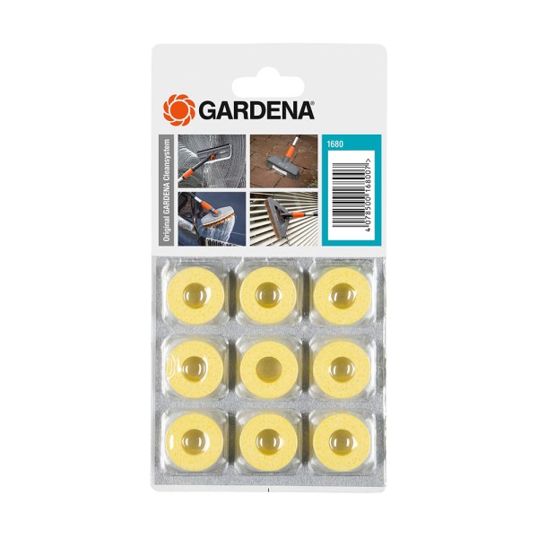 Champú en disco para el sistema cleansystem gardena. pack 9 unidades. 01680-20 gardena